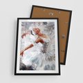 Plakat w ramie 50x70 - Baletowa Sztuka - balet, sztuka - rama czarna
