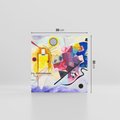 Obraz na płótnie 30x30 - "Żółty-Czerwony-Niebieski" Wassily Kandinsky - Reprodukcja - reprodukcja, obraz na płótnie