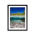 Plakat w ramie 30x40 - Tropikalne Morze i Kolorowa Rafa - tropikalne, morze - rama czarna