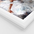 Plakat w ramie 30x40 - Baletowa Sztuka - balet, sztuka - rama biała