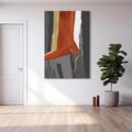Obraz na płótnie 80x120 - Abstrakcyjna impresja - abstrakcja, nowoczesny