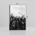 Obraz na płótnie 80x120 - Wibracje Miejskiego Życia - miasto, wieżowce