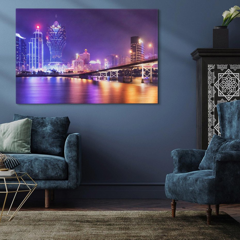 Obraz na płótnie 70x50 - Lawenda: Pachnące pole kwiatów - kwiaty, lawenda