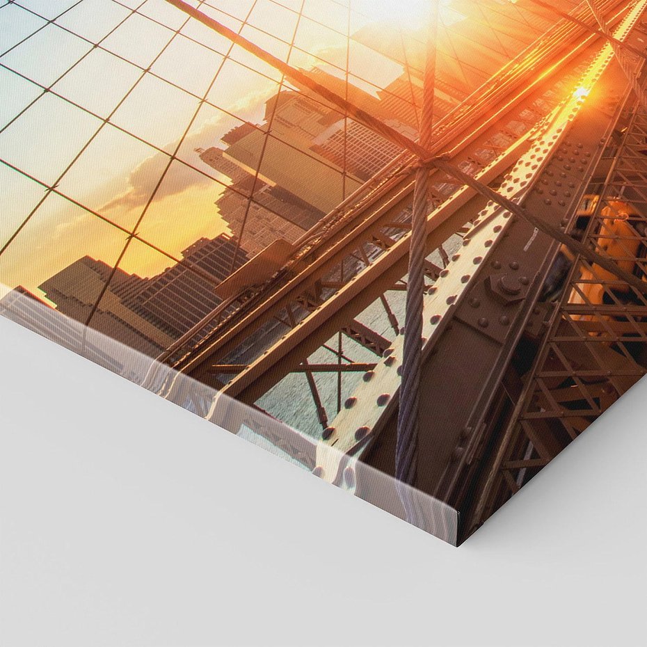 Obraz na płótnie 140x70 - Mosty Manhattanu - most, Nowy Jork