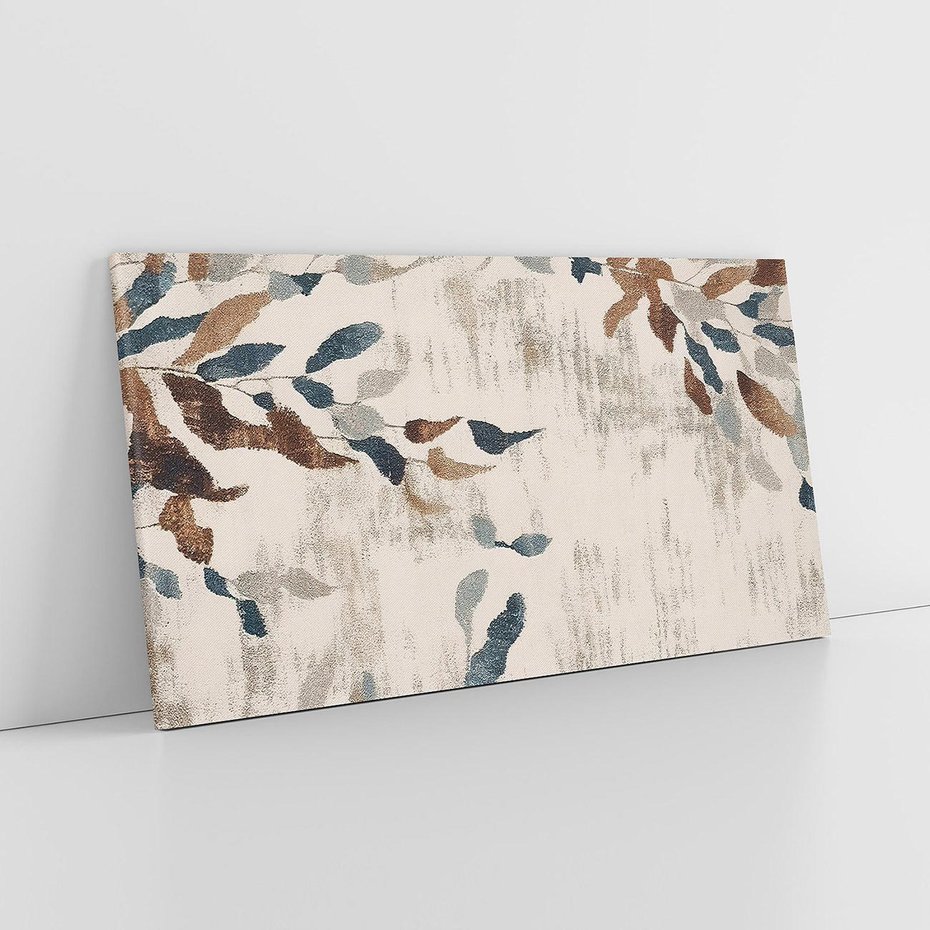 Obraz na płótnie 100x50 - Refleksje liściowych barw - abstrakcyjne kształty, przypominają liście