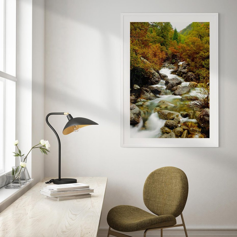 Plakat bez ramy 30x40 - Śpiew Strumienia - strumień, górski