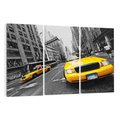 Obraz na płótnie 120x80 - Dynamiczny TAXI w Nowym Jorku - TAXI, NY