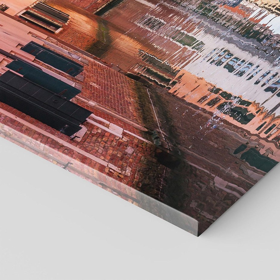 Obraz na płótnie 80x120 - Przejażdżka gondolą przez Wenecję - Wenecja, kanały