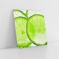 Obraz na płótnie 80x80 - Soczyste limonki - limonki, owoce