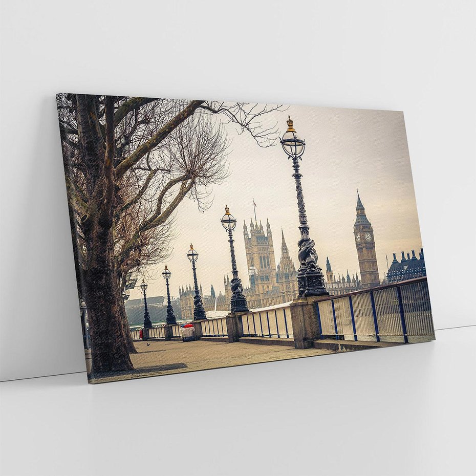 Obraz na płótnie 100x70 - Ikona Londynu - Londyn, Big Ben