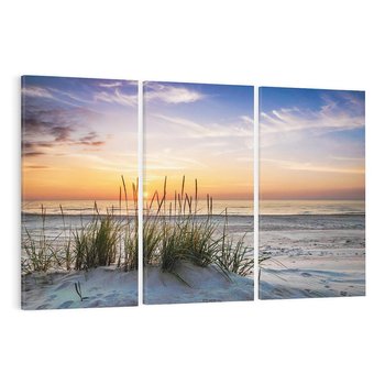 Obraz na płótnie 120x80 - Idylla nad Morzem - plaża, morze