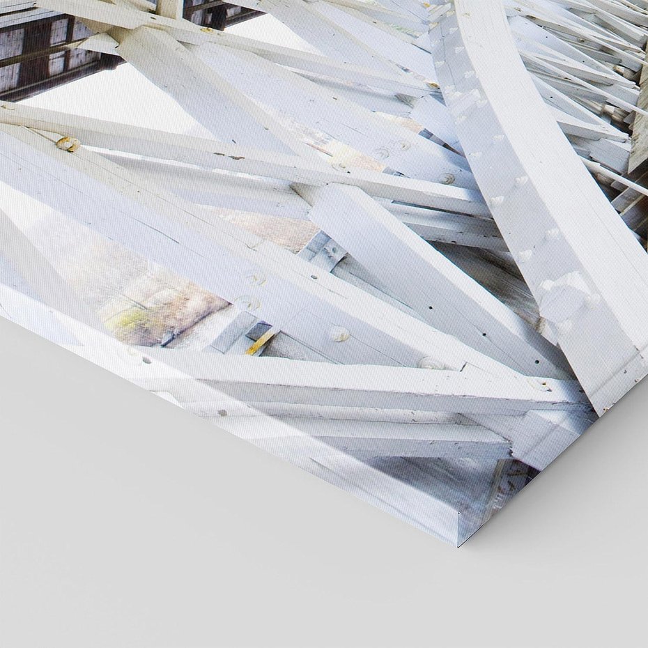 Obraz na płótnie 90x30 - Klimatyczny most w Ameryce - stary most, Ameryka