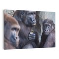 Obraz na płótnie 120x80 - Małpy w ich naturalnym środowisku - małpy, szympansy