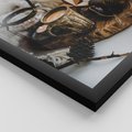 Zestaw obrazy w ramie 50x70 galeria - Kawa, napis, cytat, kuchnia, salon - rama czarna