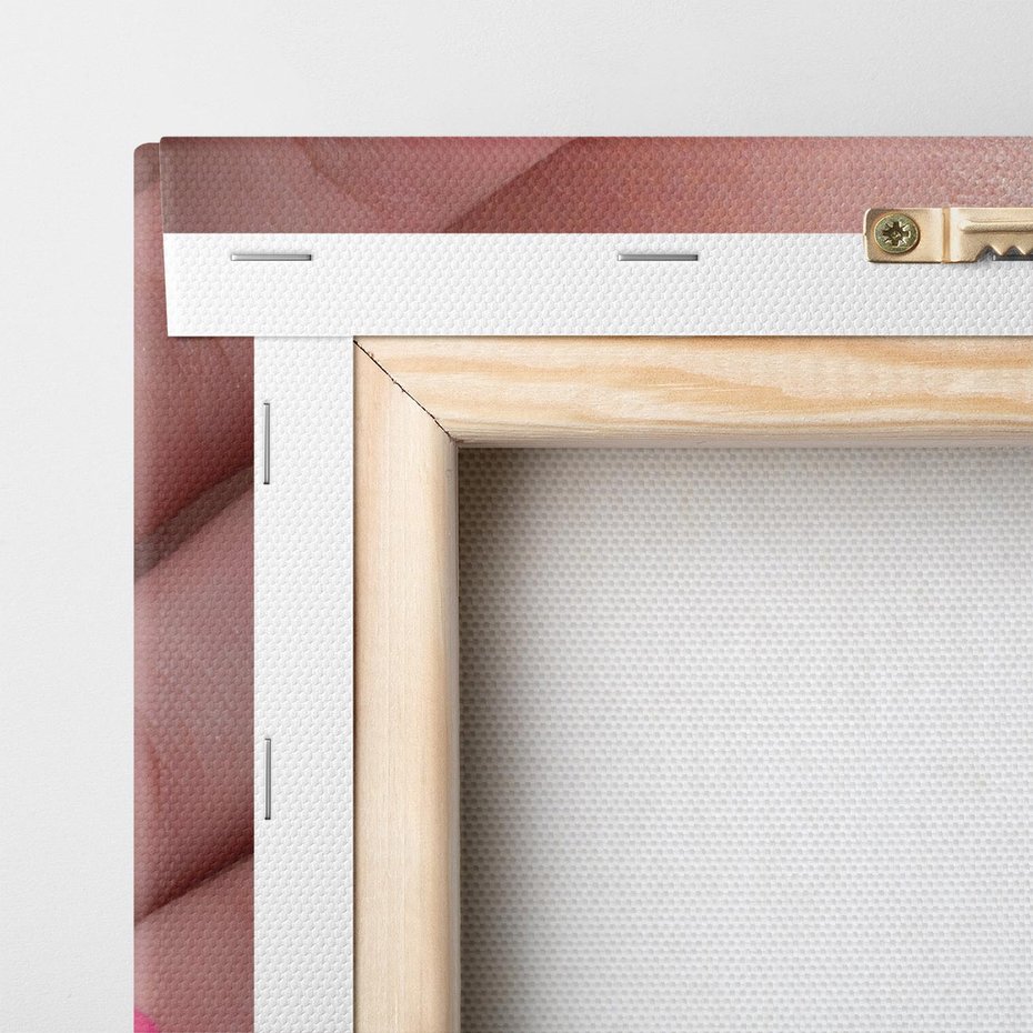 Obraz na płótnie 50x70 - Usta, manicure, spa: kobieca harmonia - usta, manicure