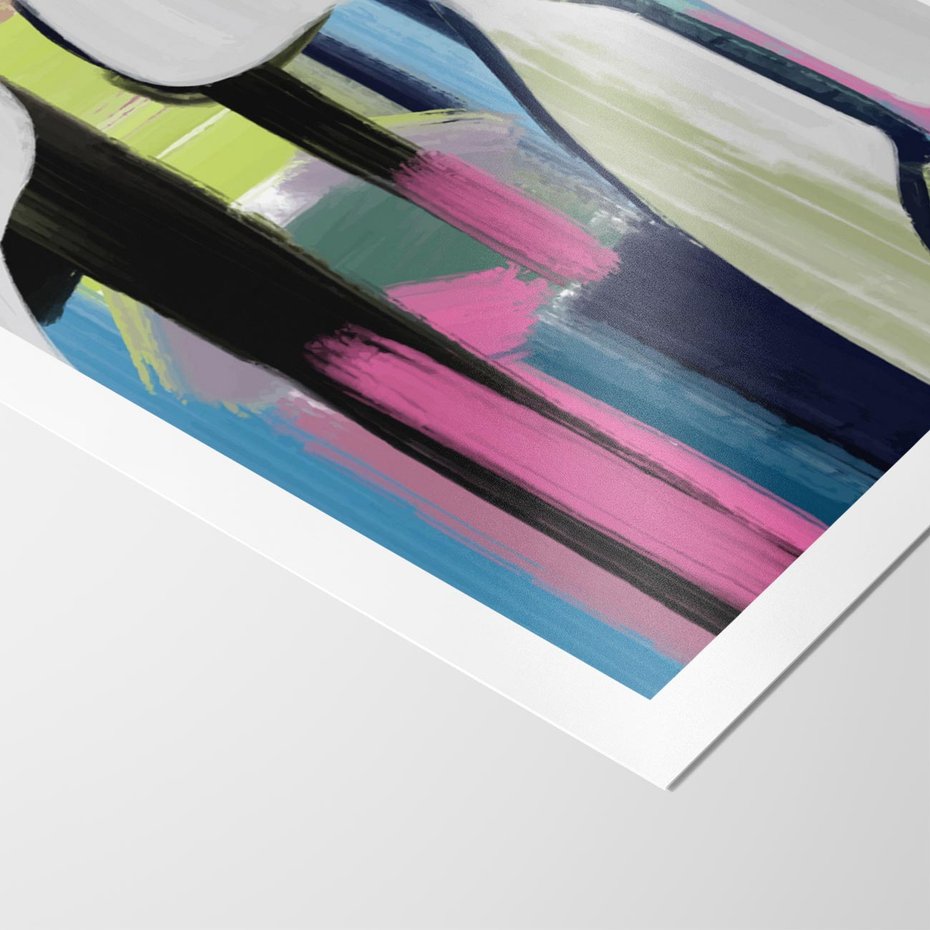 Plakat bez ramy 30x40 - Wnętrza Kształtów - abstrakcyjna sztuka, nowoczesny obraz