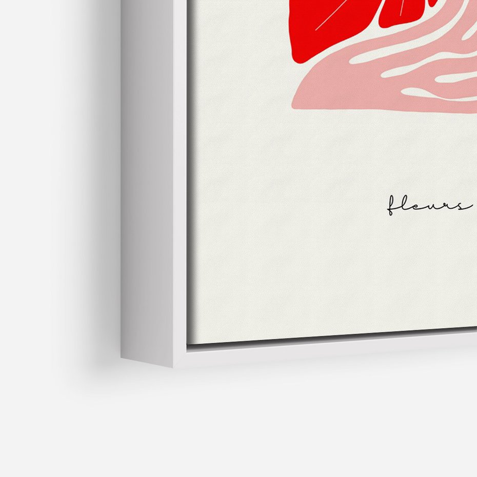 Obraz w ramie 70x100 - Bezgraniczne Rytmy - kobieta, sztuka abstrakcyjna - rama biała