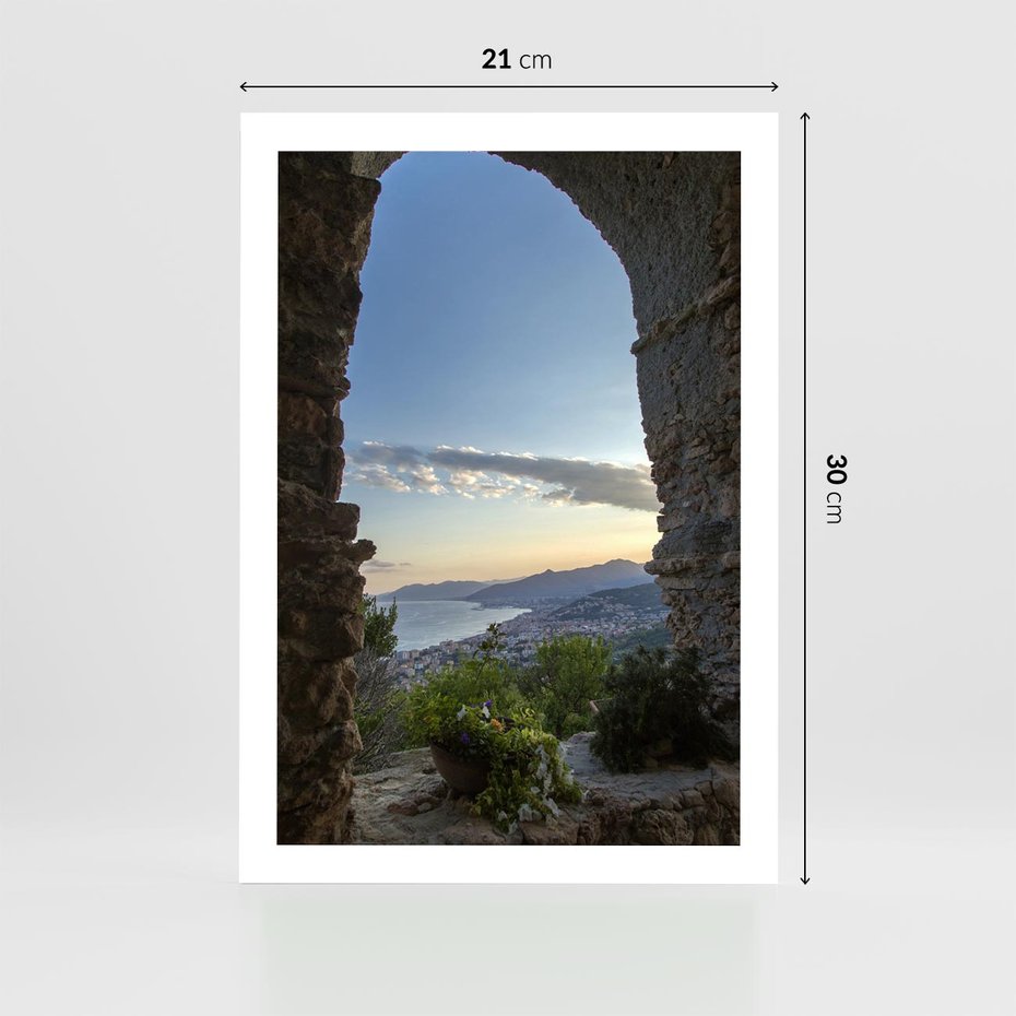 Plakat bez ramy 21x30 - Pejzaż w perspektywie - pejzaż, perspektywa