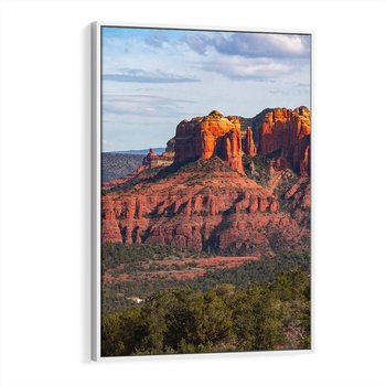 Obraz w ramie 80x120 - Majestatyczny Wielki Kanion - wielki kanion, perspektywa - rama biała