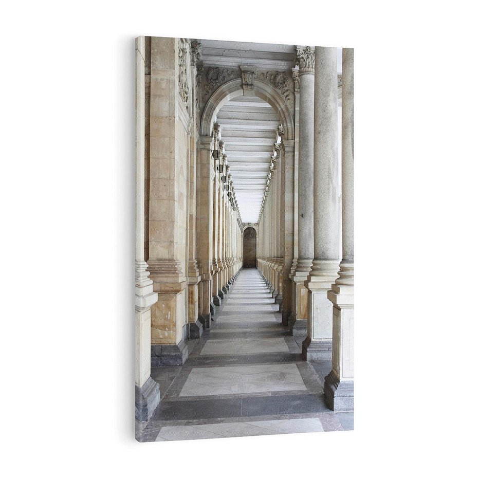 Obraz na płótnie 50x70 - Uroki Kolumn - kolumny, architektura