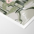 Plakat bez ramy 21x30 - Leśny Zakątek - pastelowy krajobraz, nowoczesny plakat