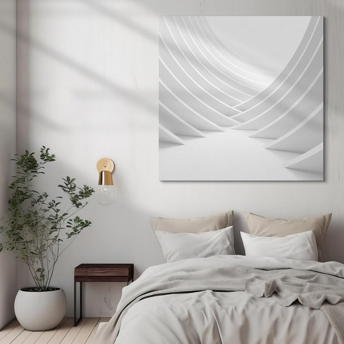 Obraz na płótnie 50x50 - Nowoczesna Ekspresja - abstrakcja, 3D