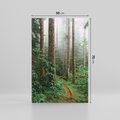 Obraz na płótnie 50x70 - Mgliste Marzenia - artystyczna fotografia, las