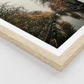 Plakat w ramie 40x50 - Jesienne Spacerki po Holenderskich Kanałach - kanały, Holandia - rama drewno