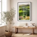 Plakat bez ramy 30x40 - Pejzaż Widoczek - widoczek, pejzaż