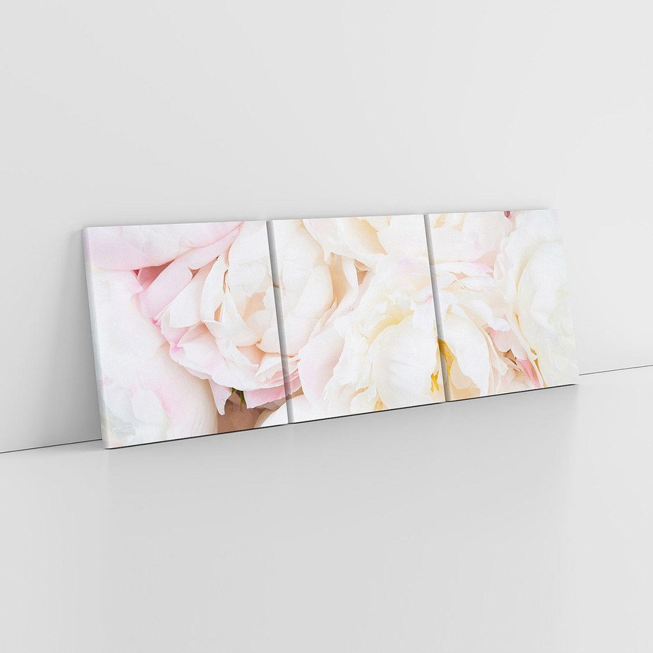 Obraz na płótnie 120x40 - natura w pełnym rozkwicie - kwiaty