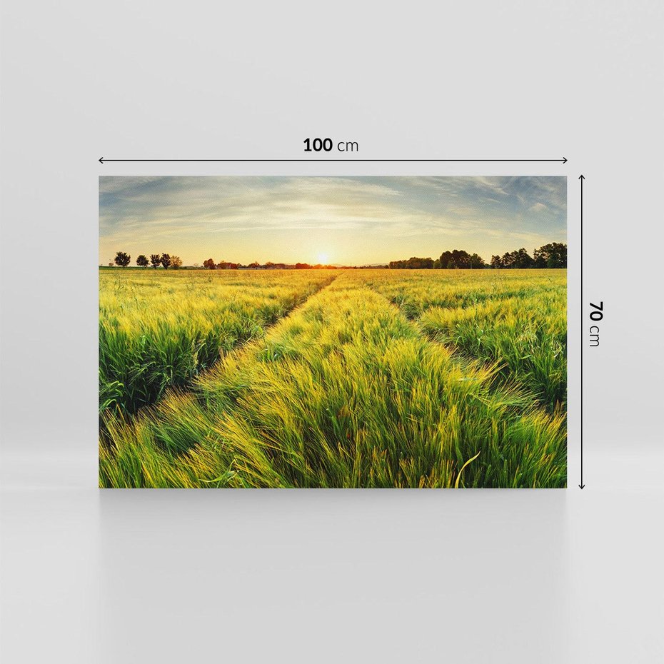 Obraz na płótnie 100x70 - Idylliczna łąka - łąka, natura