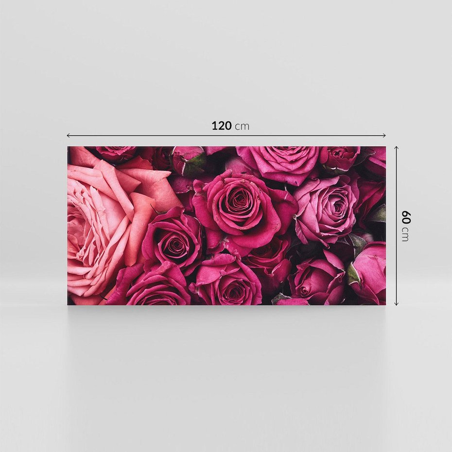 Obraz na płótnie 120x60 - Róże - piękno kwiatów - róże, kwiaty
