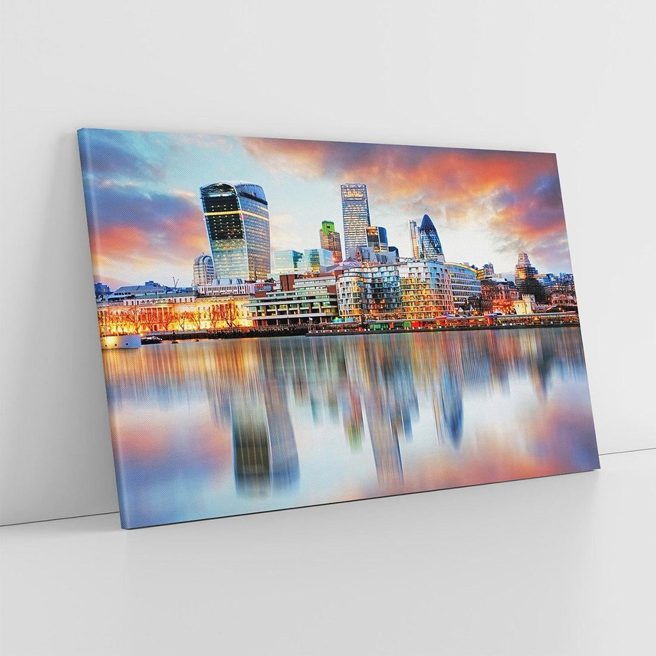 Obraz na płótnie 120x80 - Magiczne Miasto - Londyn, UK