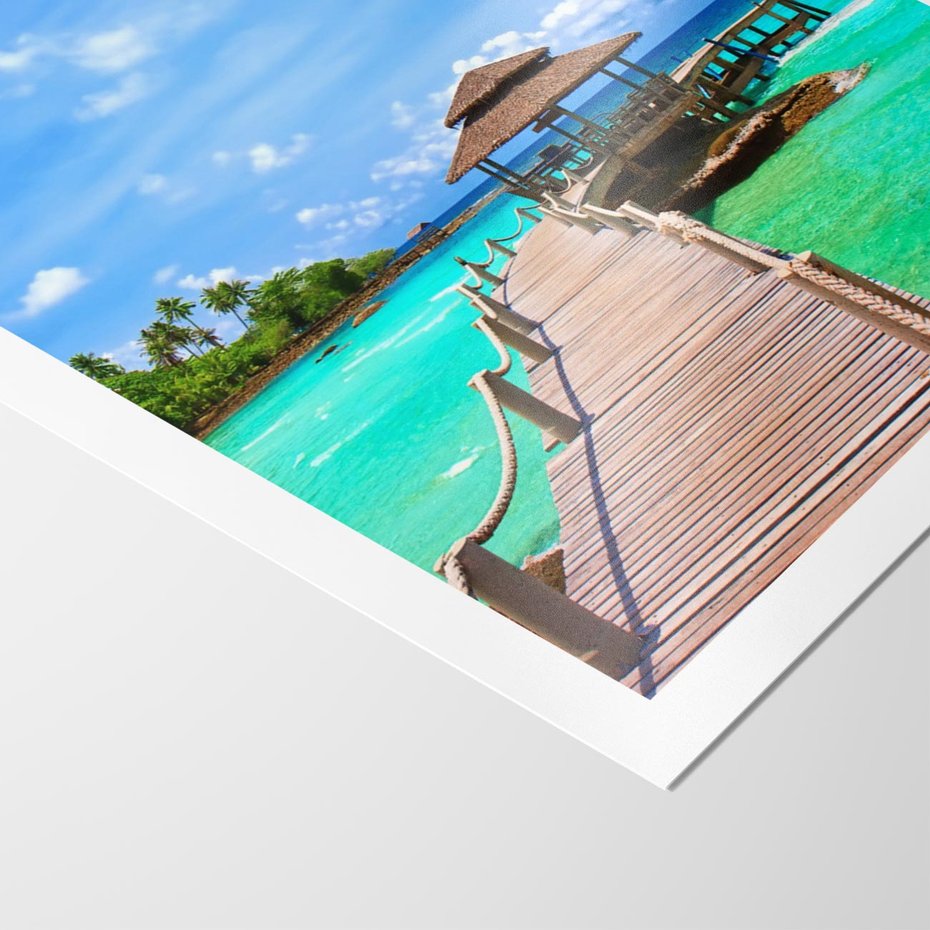 Plakat bez ramy 40x50 - Magia tropikalnego oceanu - ocean, tropiki