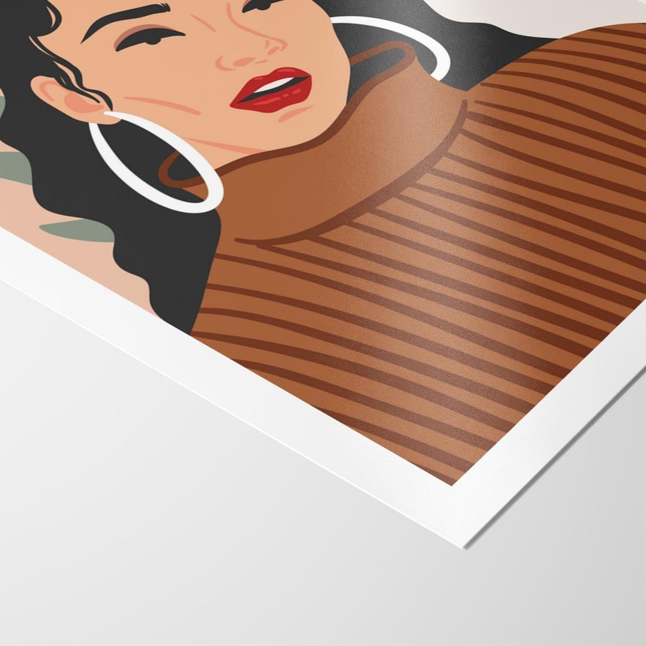 Plakat bez ramy 40x50 - Kobiece Wibracje - nowoczesny plakat, styl retro