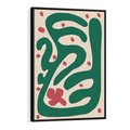 Obraz w ramie 50x70 - Boho Widoki - abstrakcyjny obraz, plakat - rama czarna