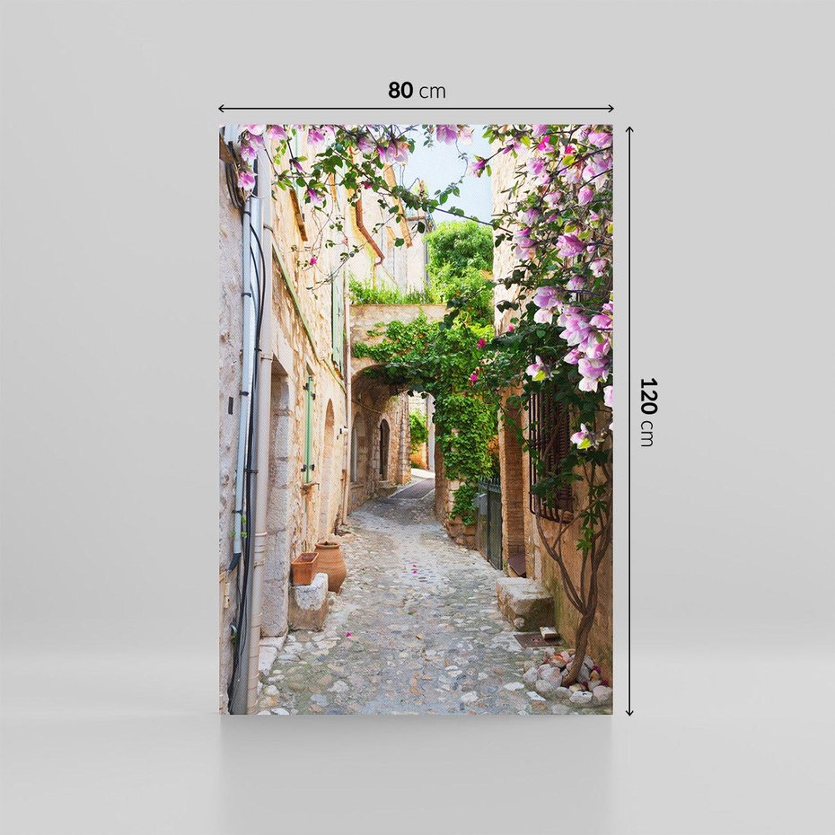 Obraz na płótnie 80x120 - Ścieżka W Nieskończoność - uliczka, perspektywa