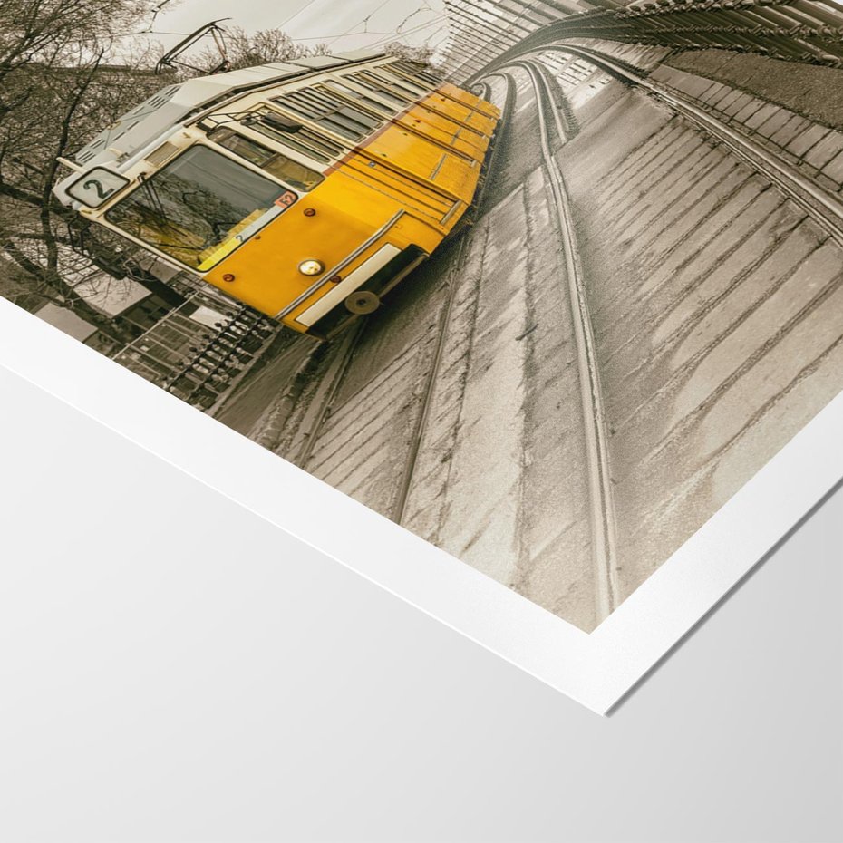 Plakat bez ramy 50x70 - Tramwaj w Lizbonie - Lizbona, tramwaj