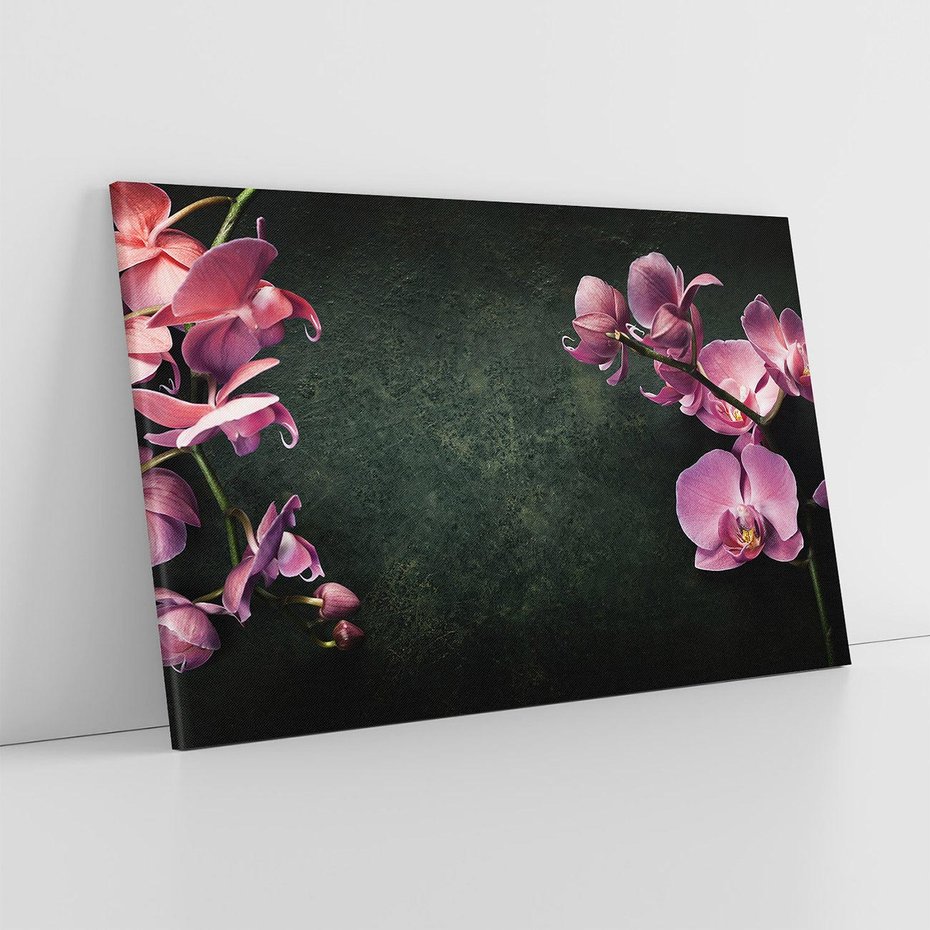 Obraz na płótnie 70x50 - Harmonia i relaks - orchidea, kwiat