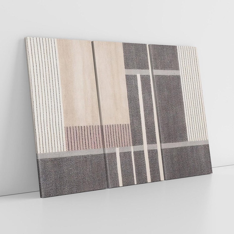 Obraz na płótnie 120x80 - Harmonia skradzionych odcieni - symetryczne, geometryczne pasy