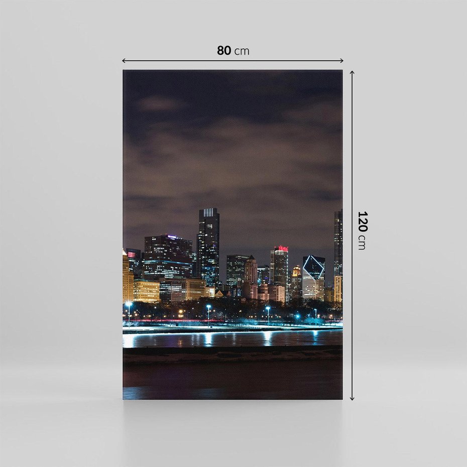 Obraz na płótnie 80x120 - Chicago - Miasto kontrastów - Chicago, USA