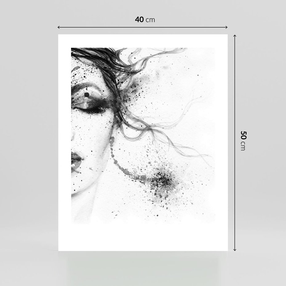 Plakat bez ramy 40x50 - Eksplozja Kolorów - akwarela, abstrakcja