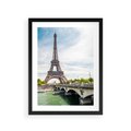 Plakat w ramie 30x40 - Ikona Romantyzmu - Eiffla, Francja - rama czarna