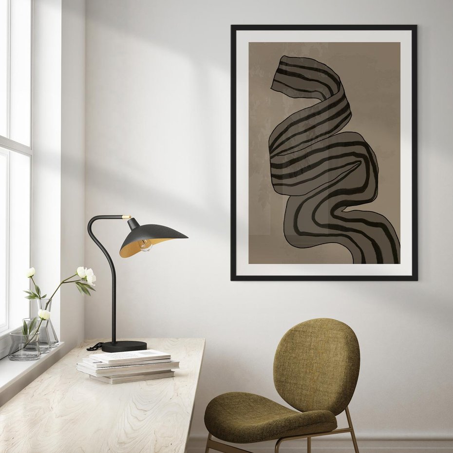 Plakat bez ramy 21x30 - Niezwykłe Przesilenia - nowoczesna geometryczna sztuka, loftowe wnętrze