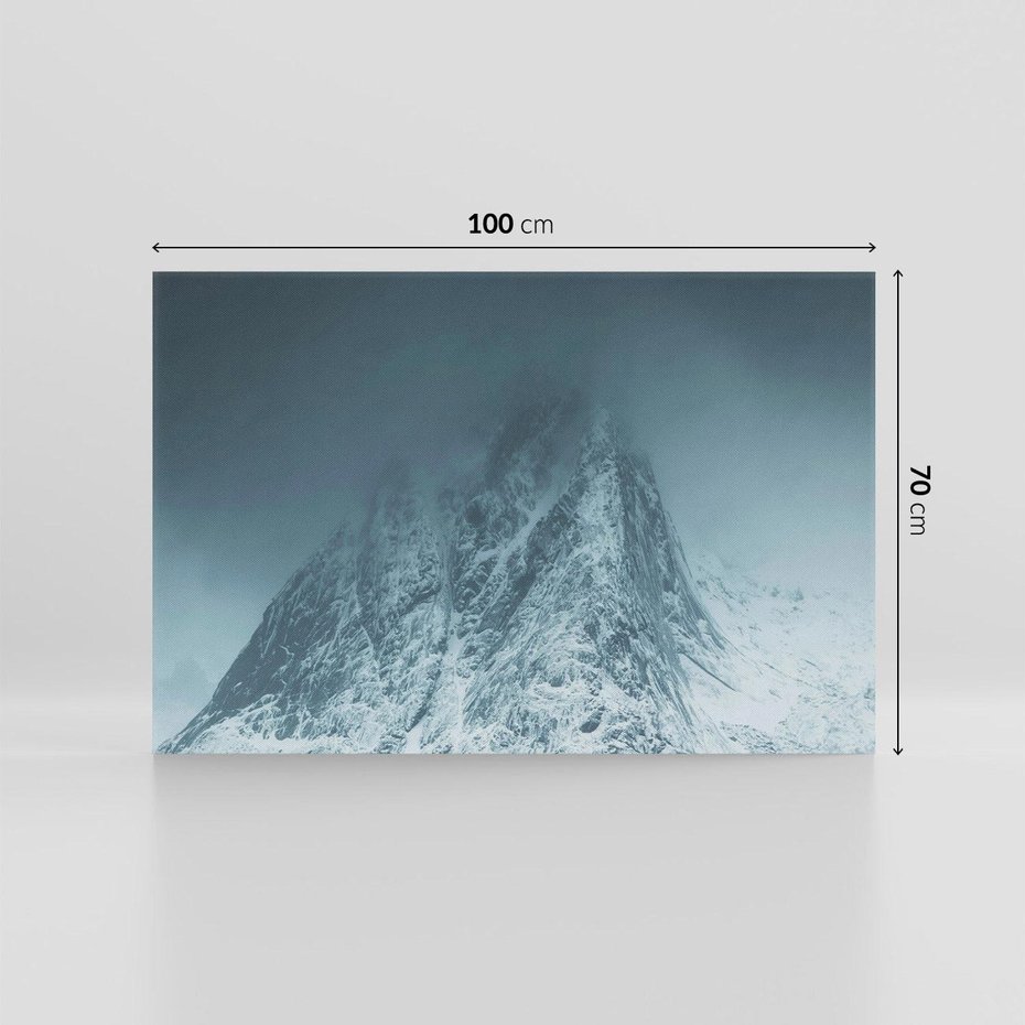 Obraz na płótnie 100x70 - Skandynawski pejzaż - skadynawski, pejzaż