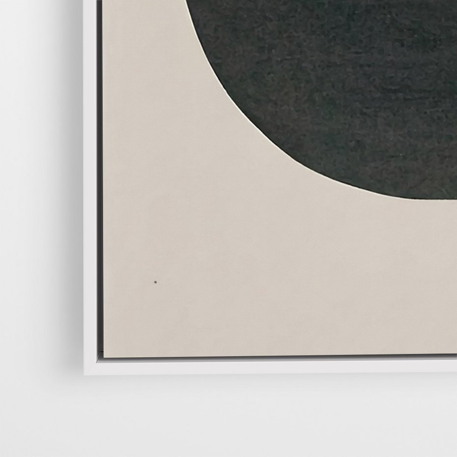 Obraz w ramie 80x120 - Podróżne Refleksyjne Odbicia - abstrakcyjny obraz, kolory ciepłe - rama biała