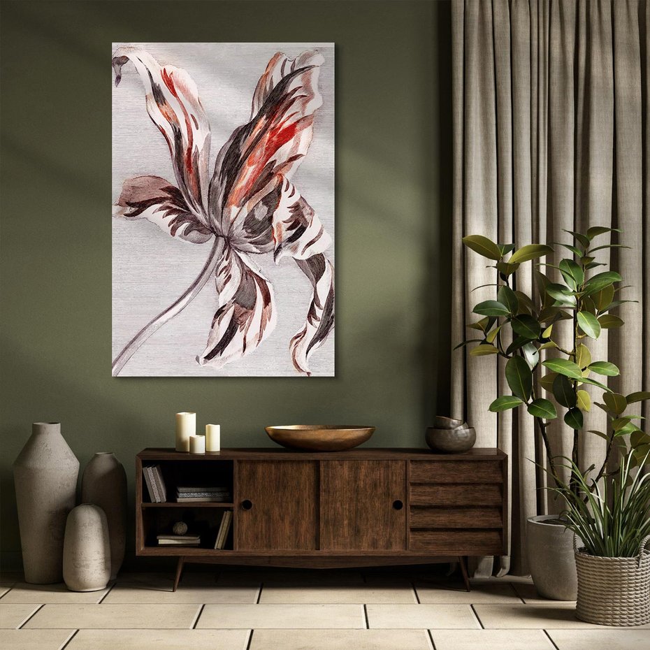 Obraz na płótnie 80x120 - Graficzna Elegancja - nowoczesna sztuka, grafika