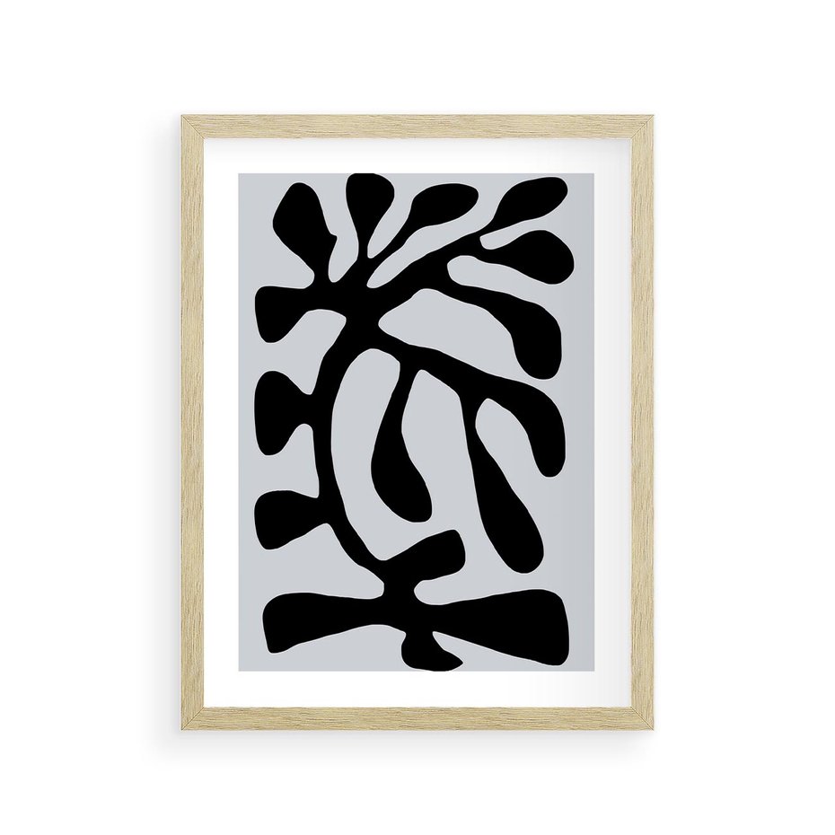 Plakat w ramie 30x40 - Przenikające Refleksje - matisse, sztuka nowoczesna - rama drewno