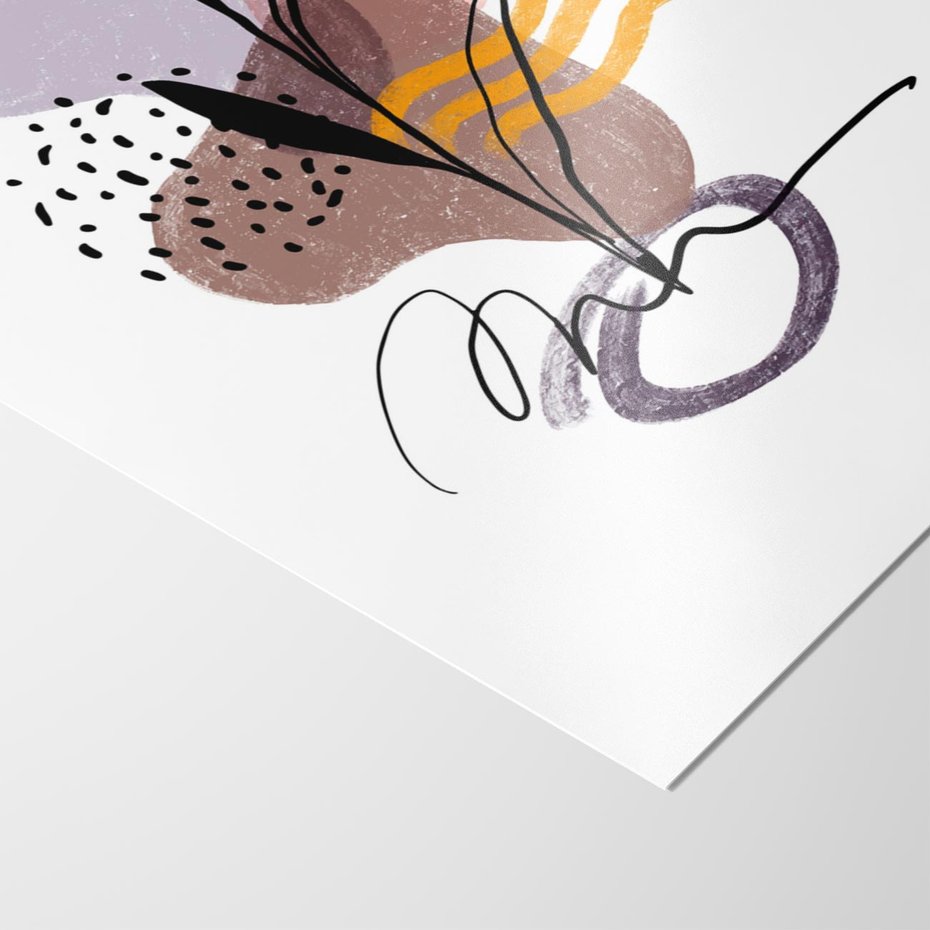 Plakat bez ramy 50x70 - Bezgraniczne Impulsy - abstrakcja, sztuka nowoczesna