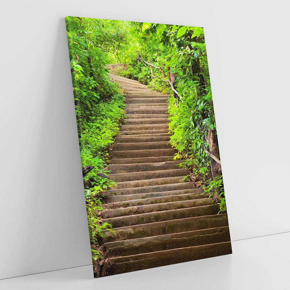 Obraz na płótnie 70x100 - Magia Leśnej Ścieżki - ścieżka, w lesie